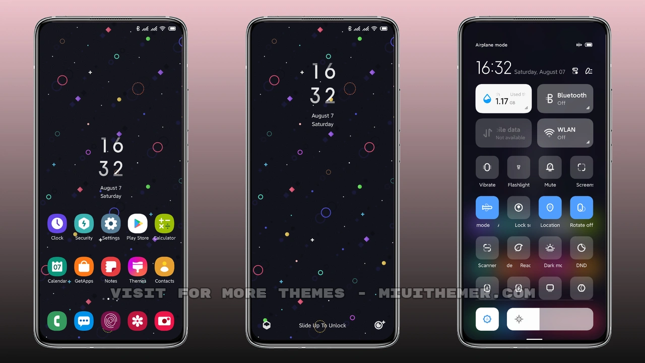 BW MEXY MIUI Dark Theme With One UI Icons For Xiaomi And Redmi Devices