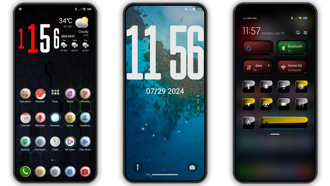 Star V Hyperos Theme For Xiaomi And Redmi Phones Miui Themer