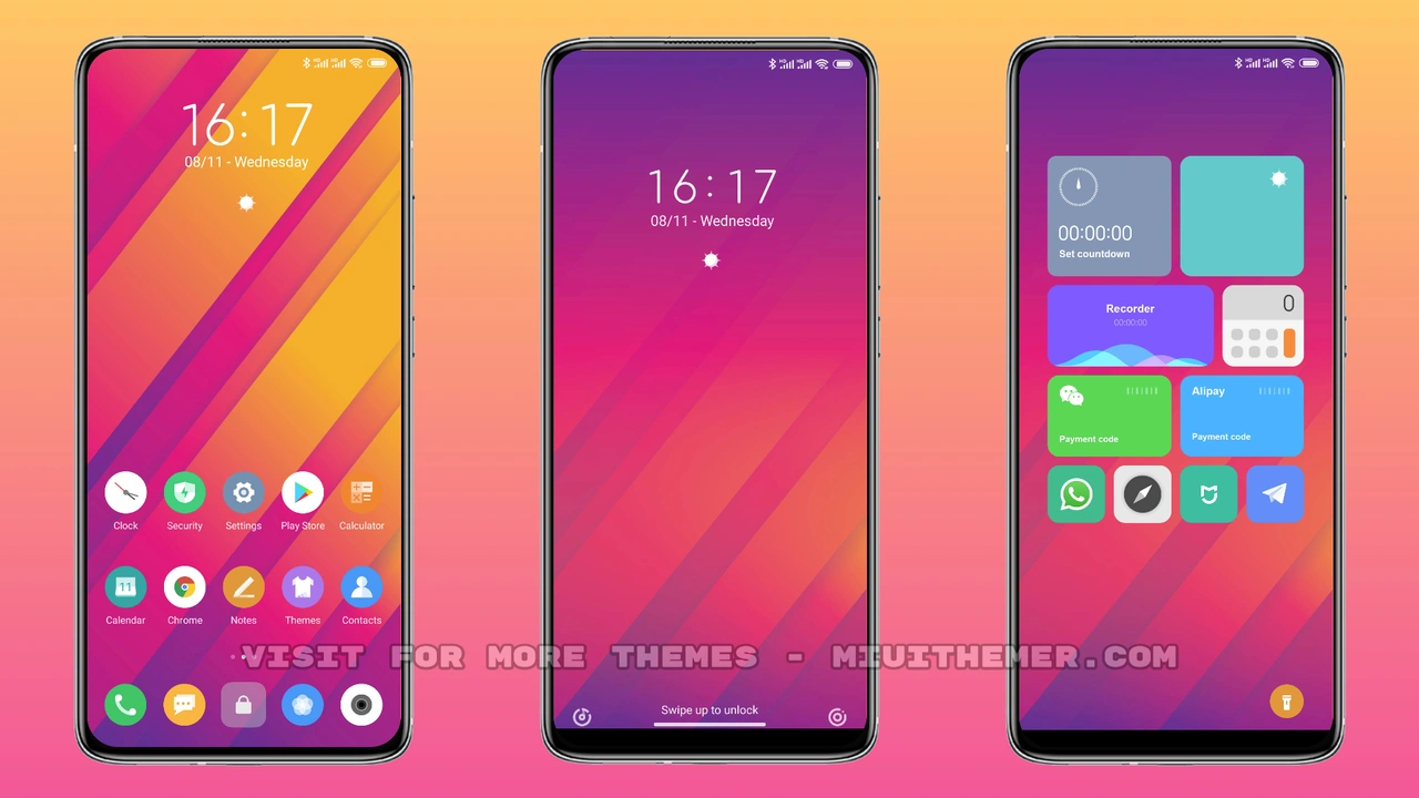 Coloring Lines MIUI theme for Xiaomi and Redmi devices - MIUI Themer