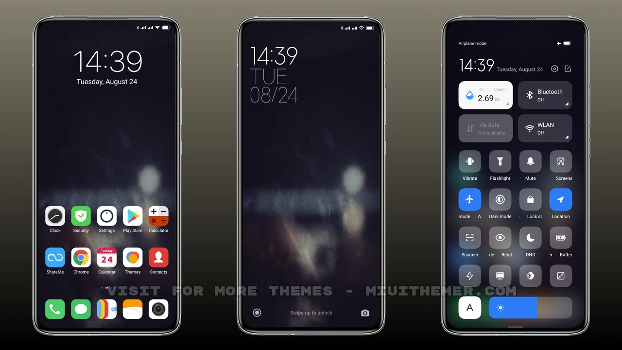 Global Black MIUI dark theme for Xiaomi and Redmi devices - MIUI Themer