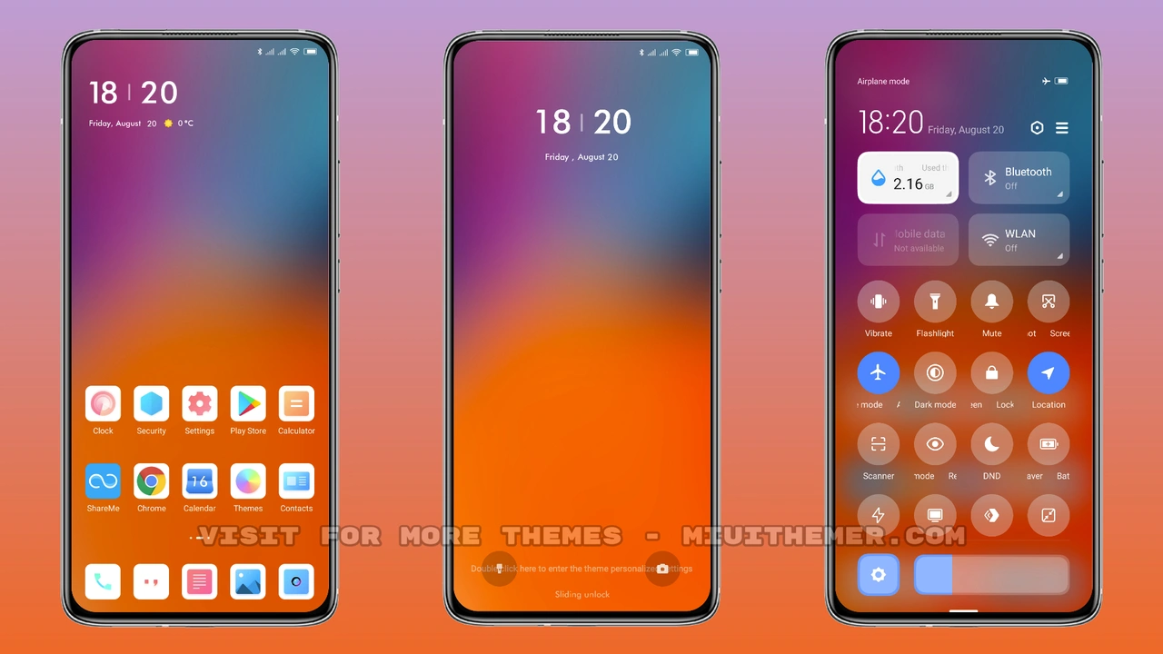 Warm MIUI theme for Xiaomi and Redmi devices - MIUI Themer