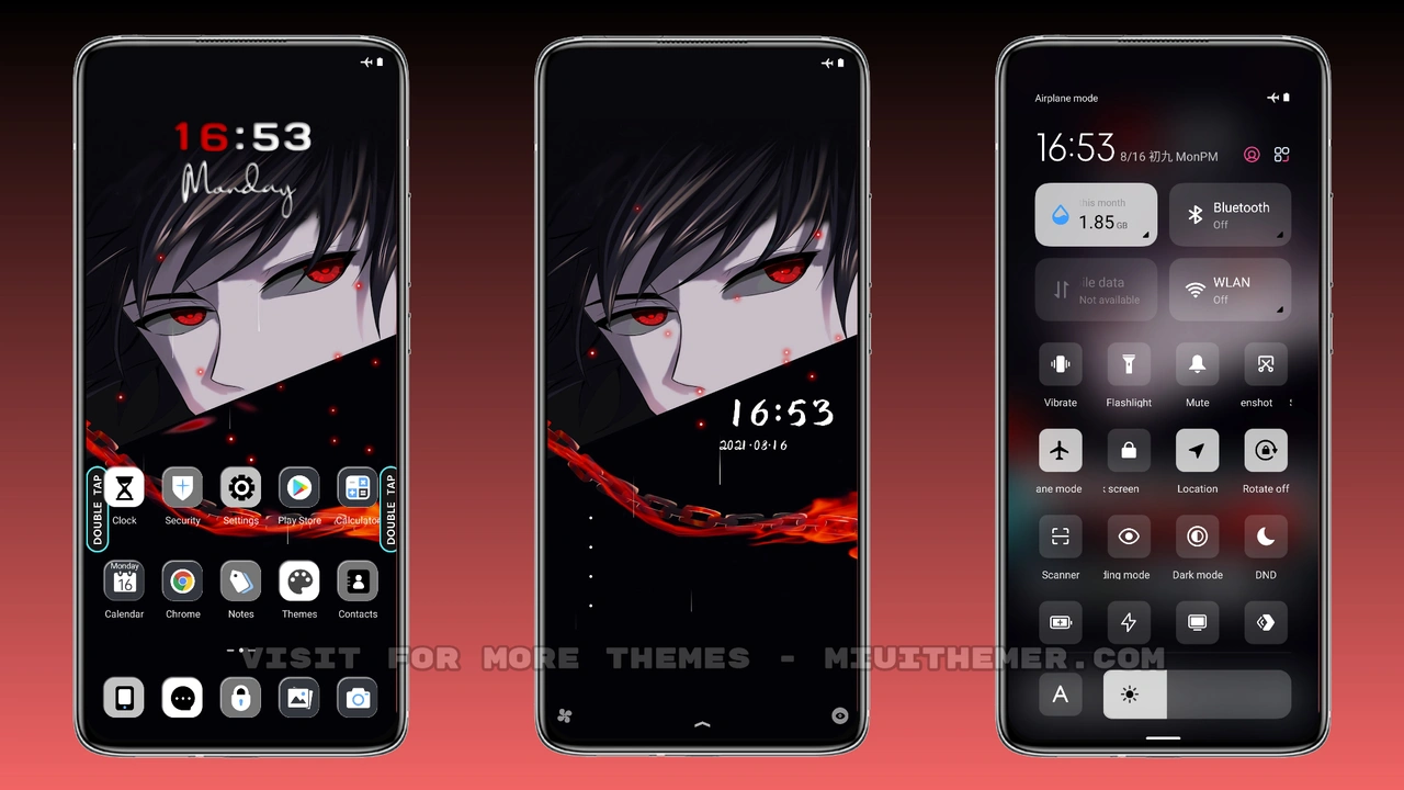 Wild Fanatic MIUI dark theme for Xiaomi and Redmi devices - MIUI Themer