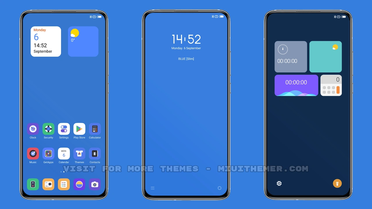 BLUE [Slim] MIUI theme for Xiaomi and Redmi devices - MIUI Themer