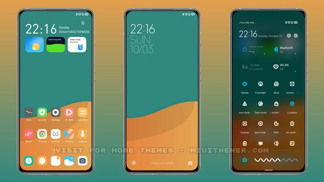 Orange rock v12 MIUI theme for Xiaomi and Redmi devices - MIUI Themer