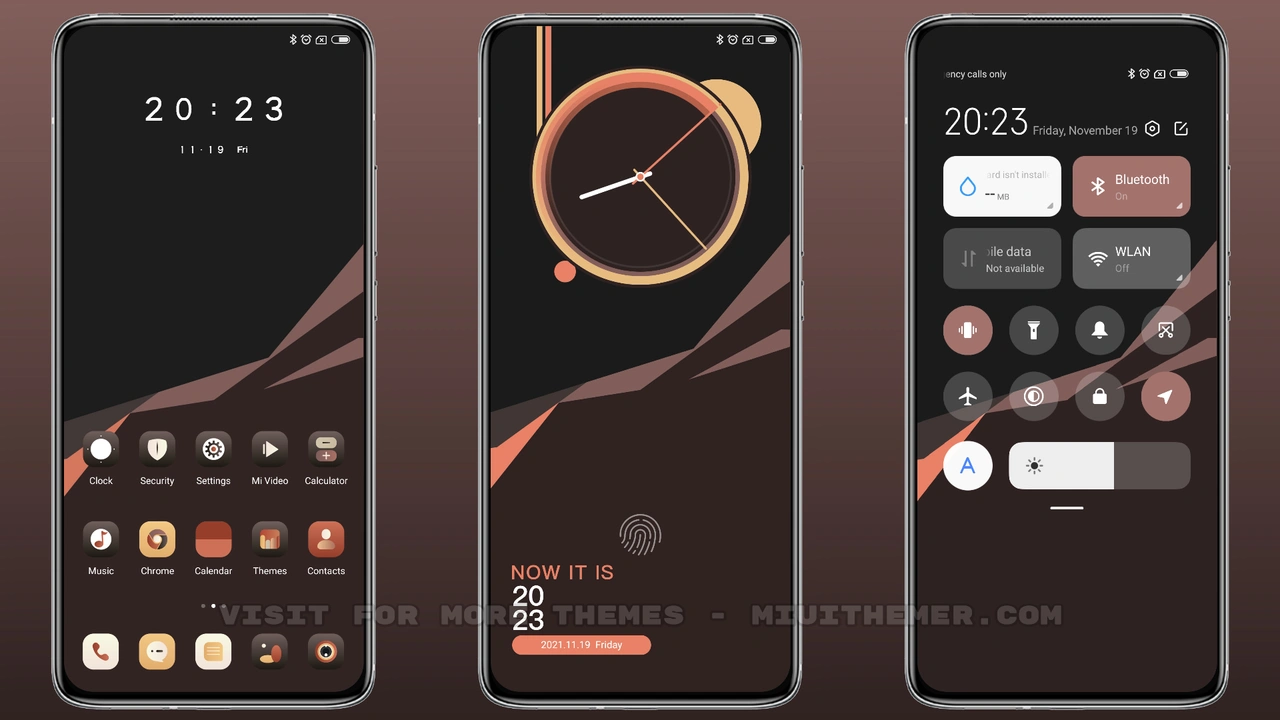 Scarlet Clock MIUI theme for Xiaomi and Redmi devices - MIUI Themer