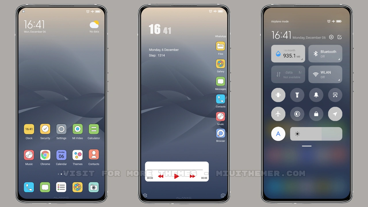 P_Stock+Grey MIUI theme for Xiaomi and Redmi devices - MIUI Themer