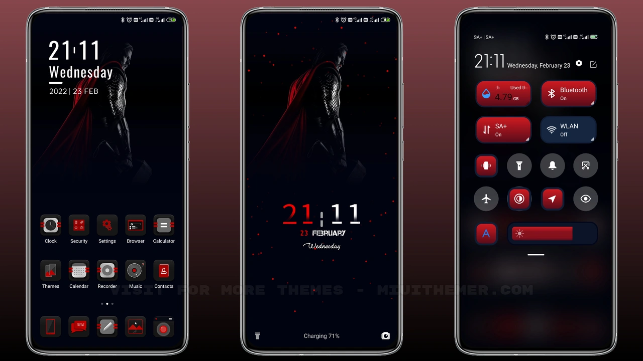 Thor V13 MIUI theme for Xiaomi and Redmi devices - MIUI Themer