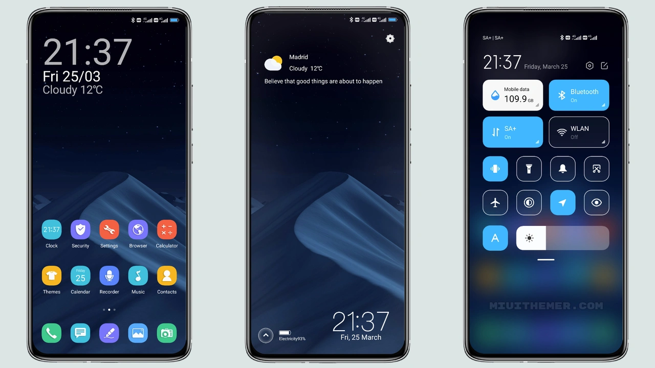 Montagne mod 13 MIUI theme for Xiaomi and Redmi devices - MIUI Themer