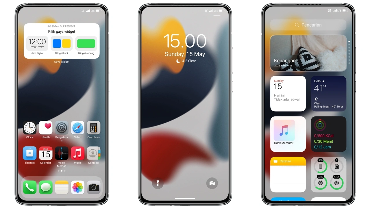 IOS 15 Experience MIUI Theme For Xiaomi And Redmi Devices - MIUI Themer