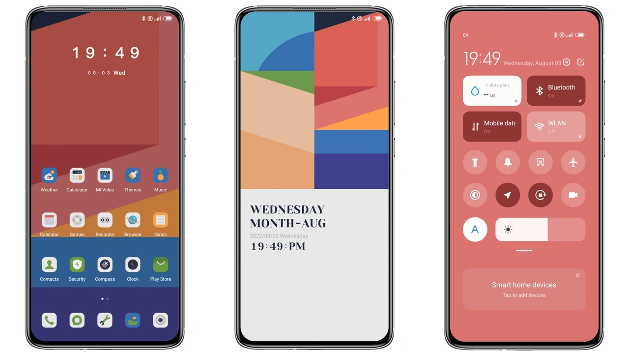 fresh geometry MIUI theme for Xiaomi and Redmi devices - MIUI Themer