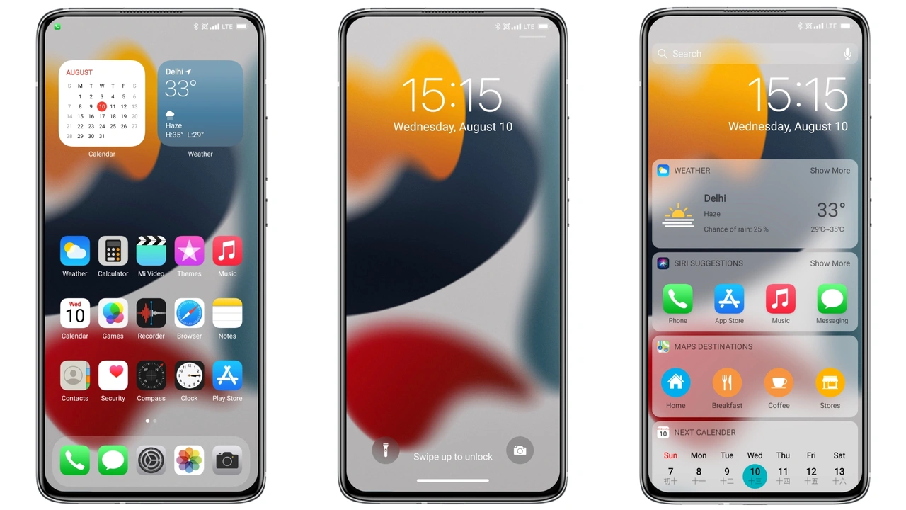 iOS 15 Mod MIUI theme for Xiaomi and Redmi devices - MIUI Themer