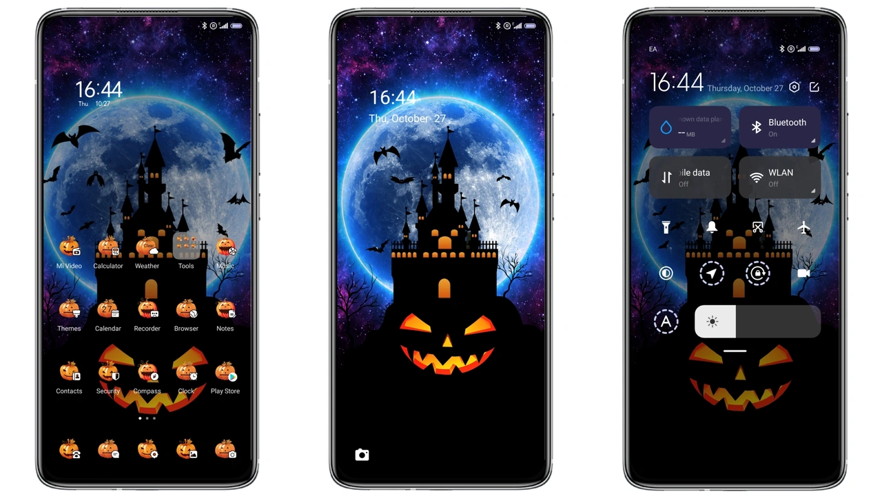 Castle Halloween MIUI theme for Xiaomi and Redmi Phones - MIUI Themer