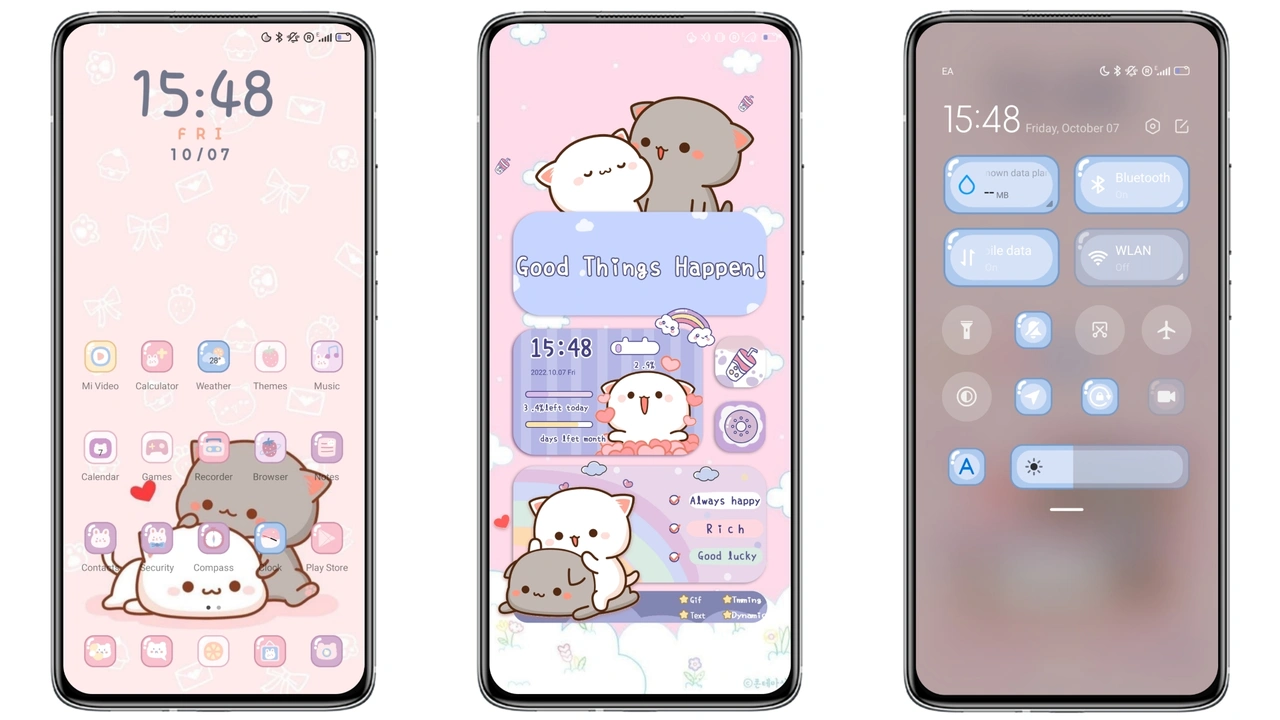 Cute Cat MIUI theme for Xiaomi and Redmi devices - MIUI Themer