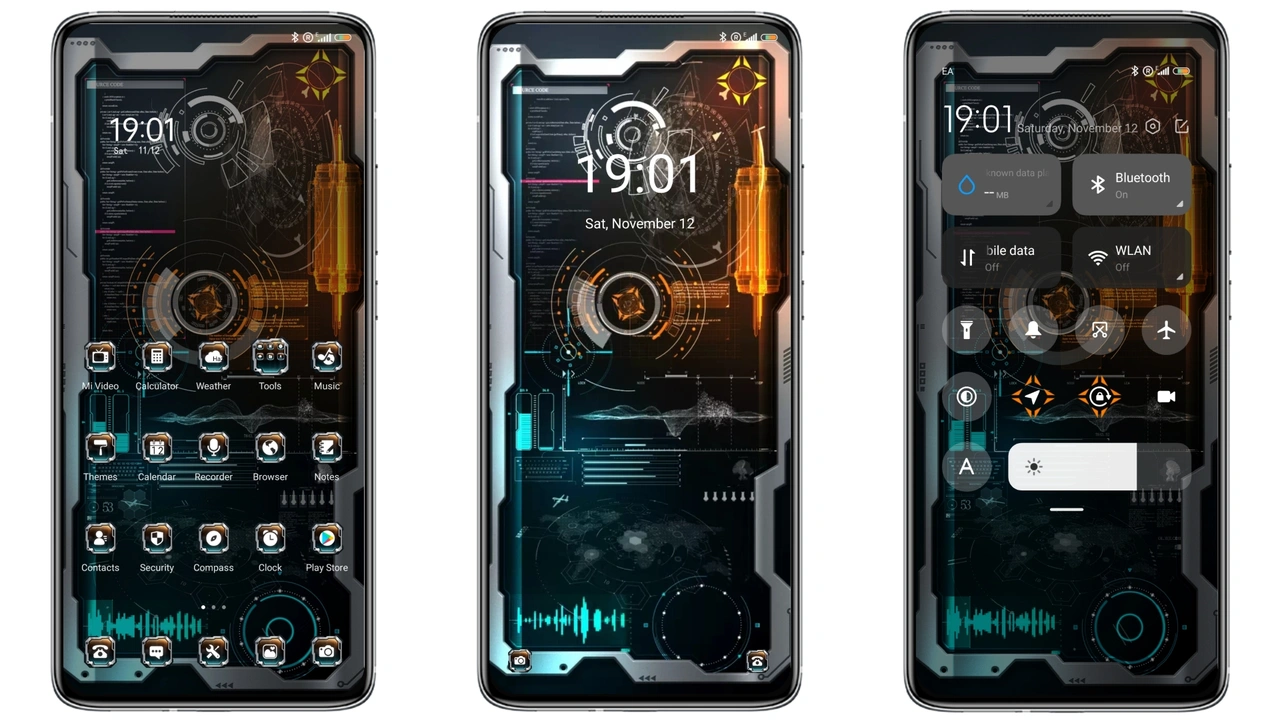 Technology panel MIUI theme for Xiaomi and Redmi Phones - MIUI Themer