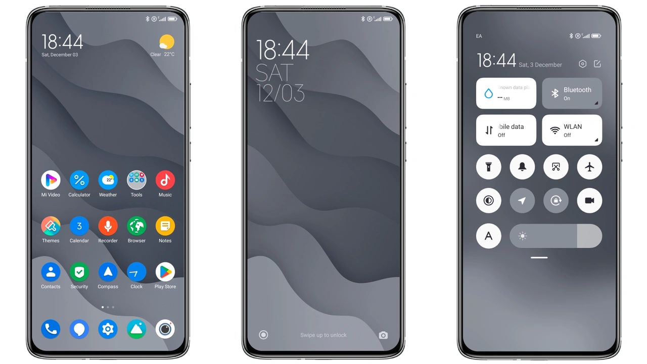 Gray MIUI theme for Xiaomi and Redmi Phones - MIUI Themer