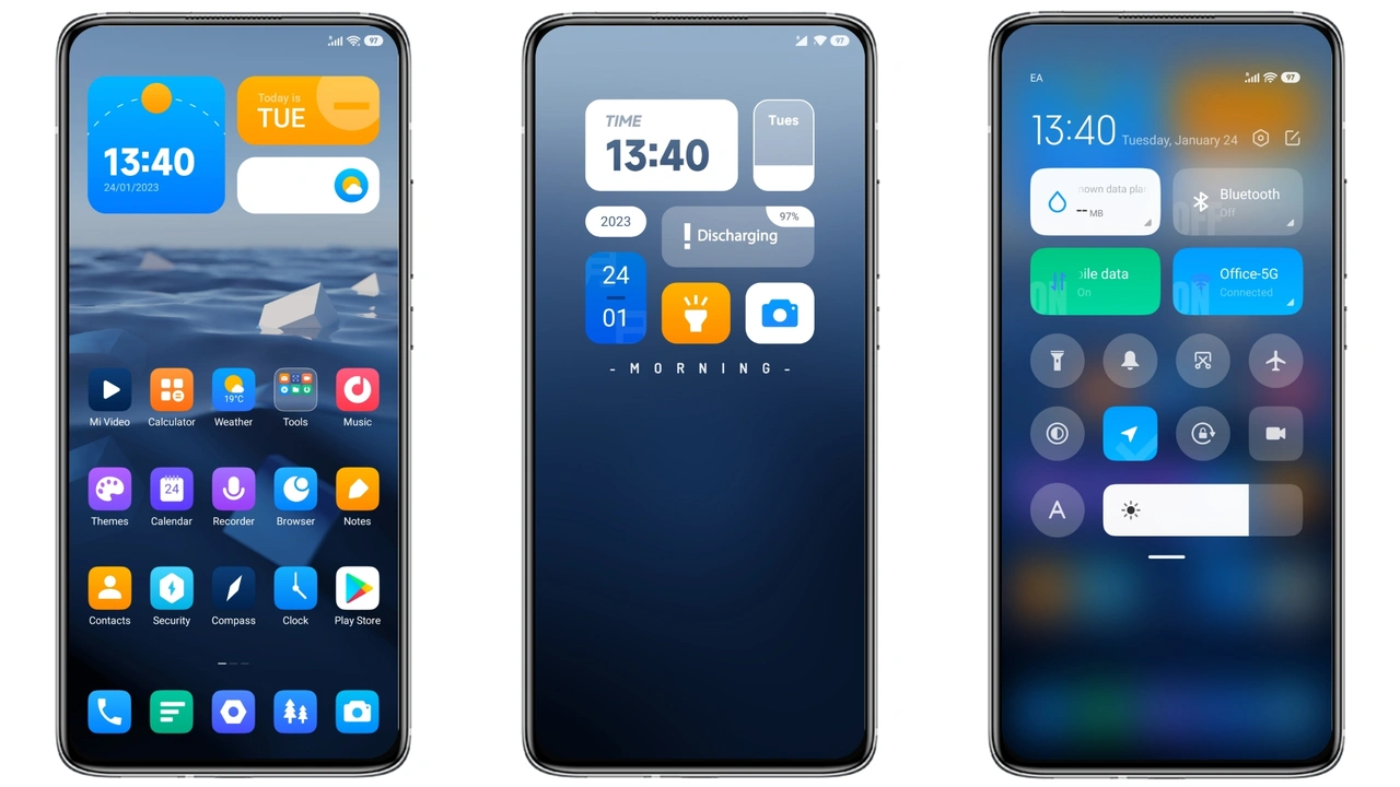 Early Morning MIUI theme for Xiaomi and Redmi Phones - MIUI Themer