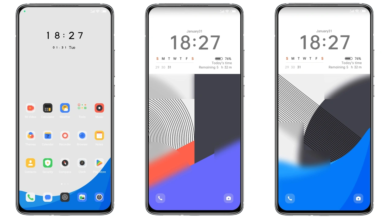 Lines and boxes MIUI theme for Xiaomi and Redmi Phones - MIUI Themer