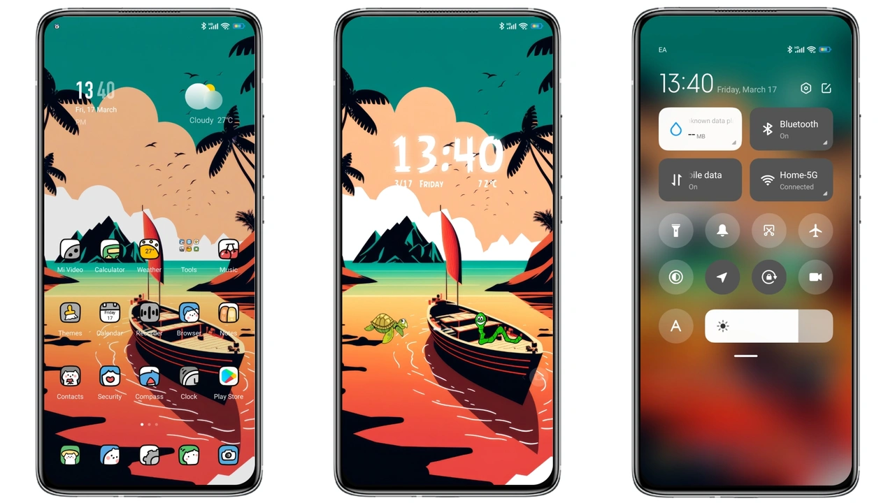 Turtle MIUI theme for Xiaomi and Redmi Phones - MIUI Themer