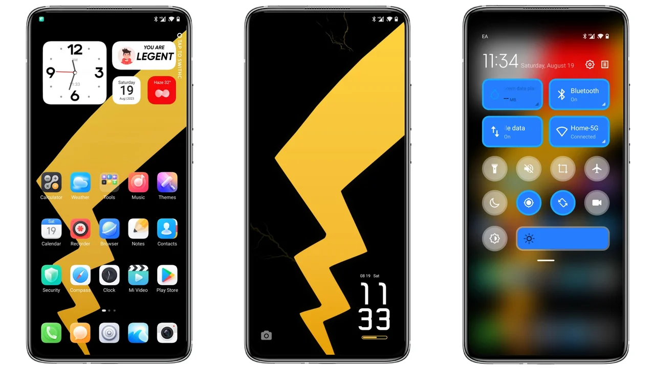 black_legent MIUI theme for Xiaomi and Redmi phones - MIUI Themer
