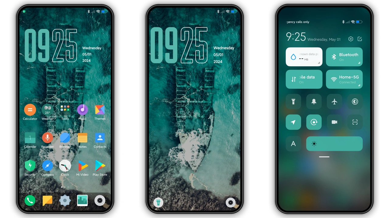 Majestic Ocean Hyperos Theme For Xiaomi And Redmi Phones - Miui Themer