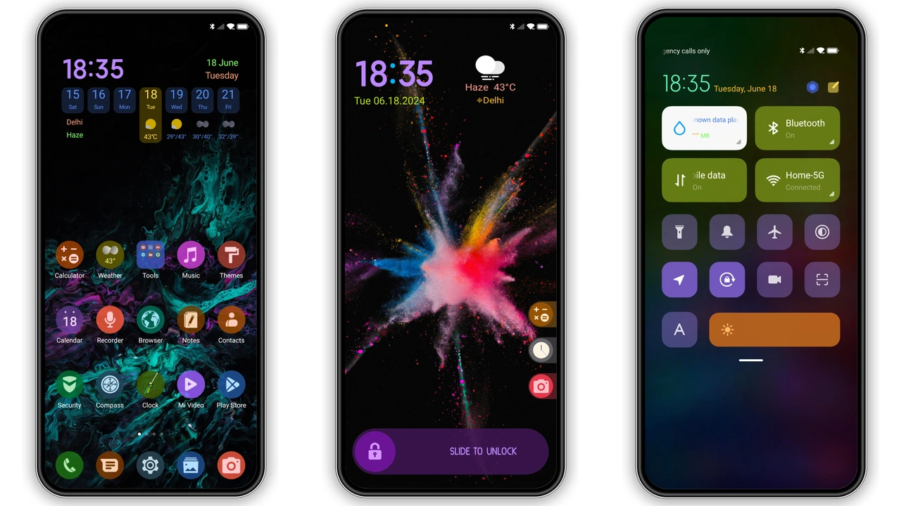 Colors UI HyperOS Theme for Xiaomi and Redmi Phones - MIUI Themer