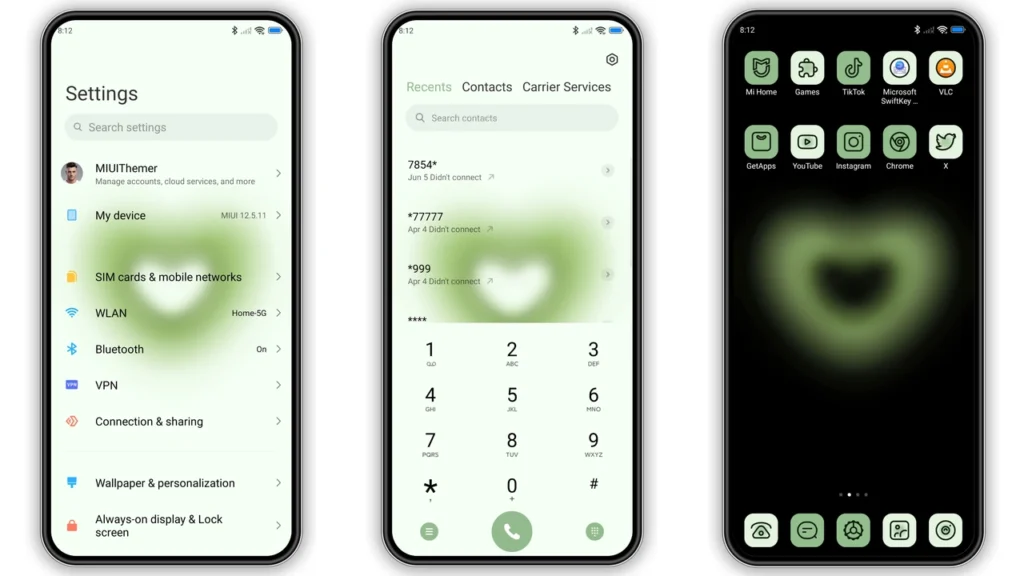 Green Vitality MIUI Theme