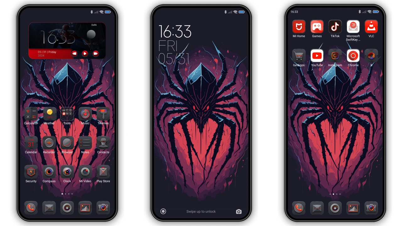 ReD_Agit77 HyperOS Theme for Xiaomi and Redmi Phones - MIUI Themer