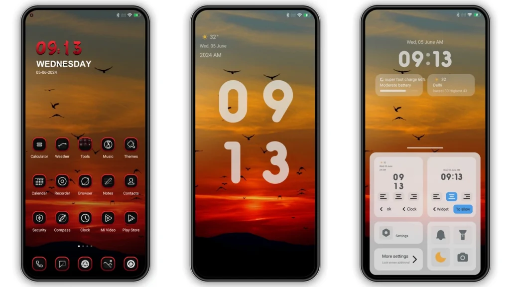 Red Sky MIUI Theme