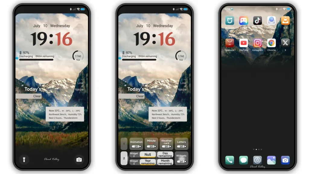 Cloud Valley MIUI Theme