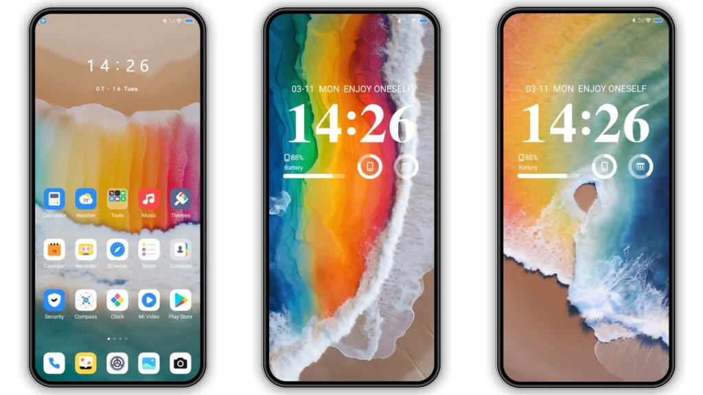 Colorful Sea MIUI Theme