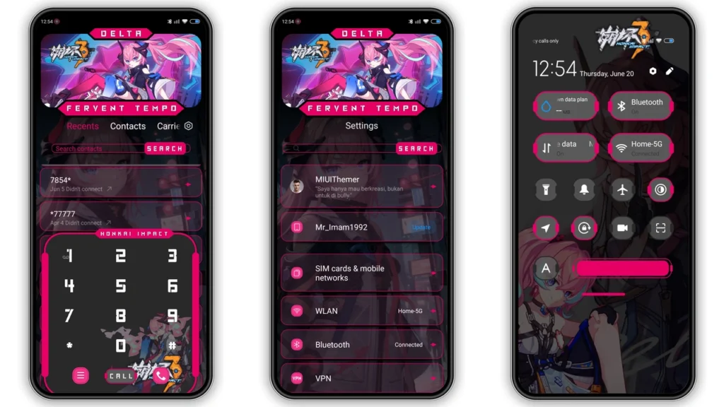 Pinky Heroes MIUI Theme