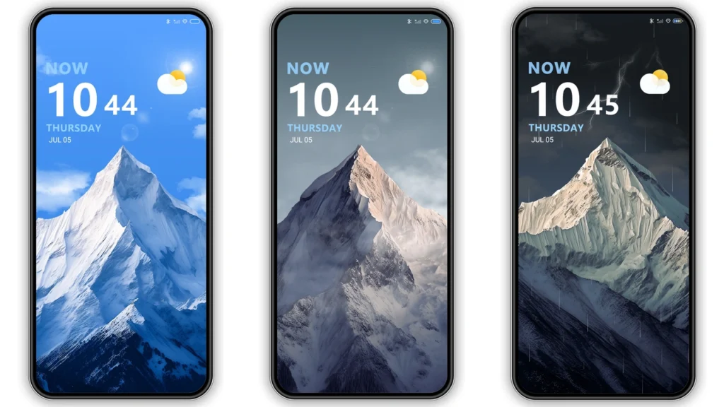 Weather Sensing MIUI Theme