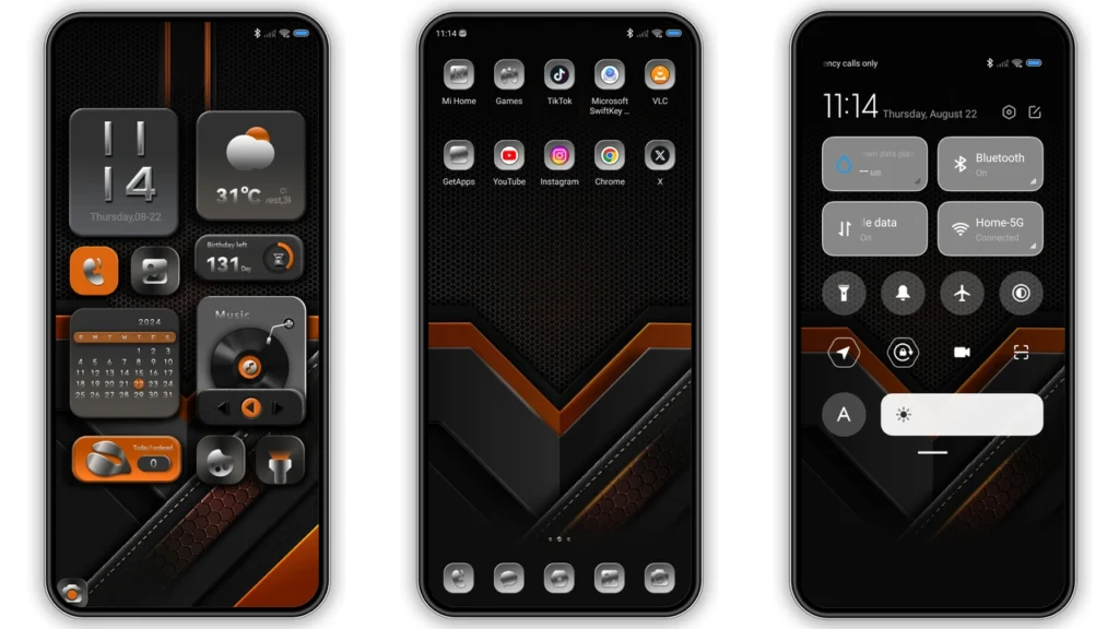 Business Orange HyperOS Theme