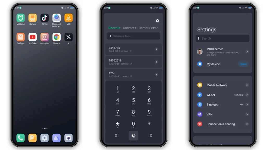 Concept GRAY MIUI Theme