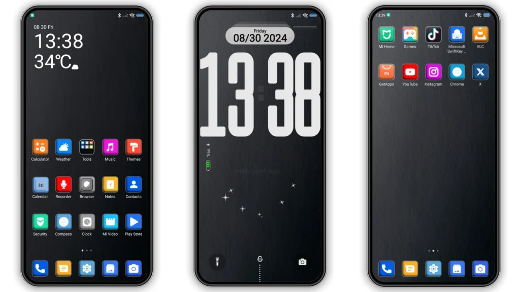 Dark v15 HyperOS Theme