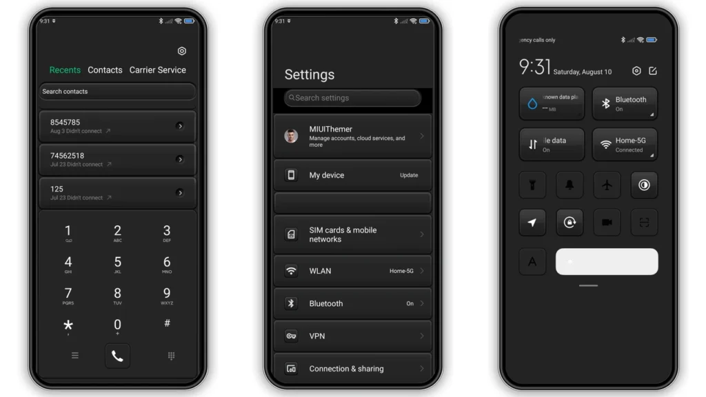 Hyper Grayish Dark HyperOS Theme