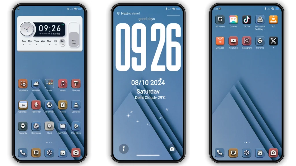 blue v15 HyperOS and MIUI Theme