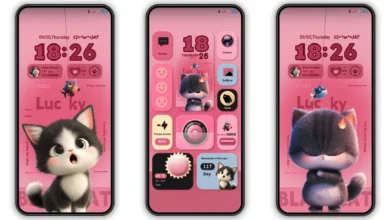 Pink Cat HyperOS Theme