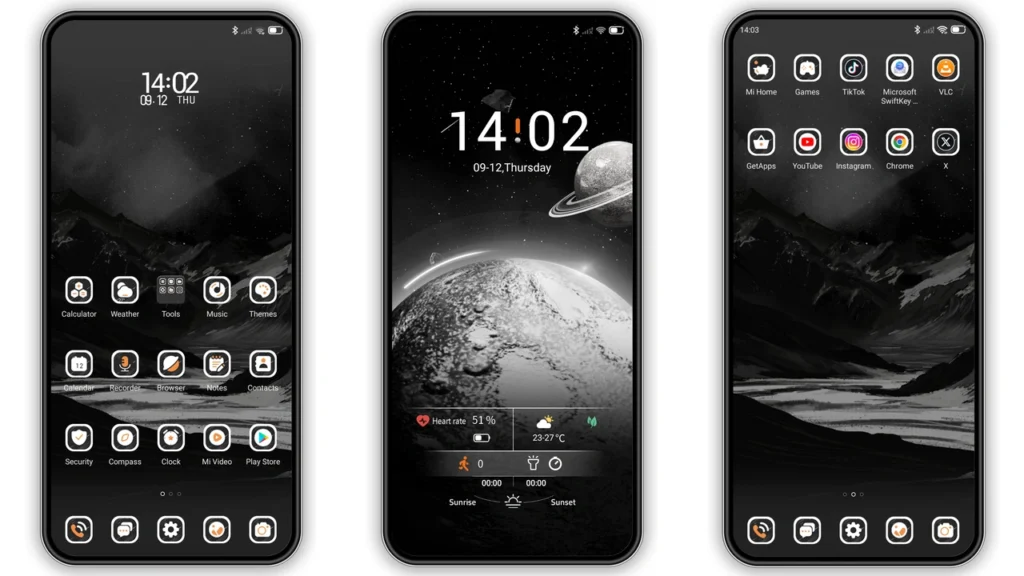 Space exploration HyperOS Theme