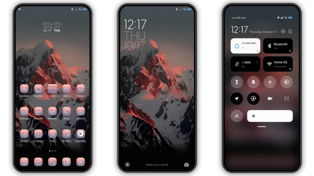 Mountain dawn MIUI Theme