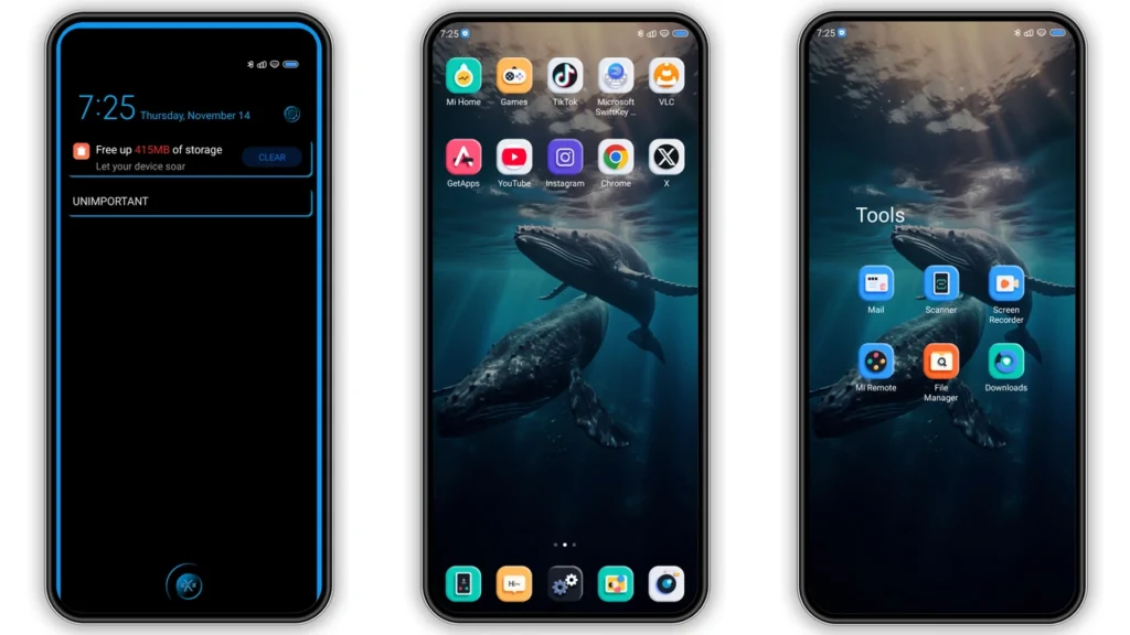 Blue Whale HyperOS Theme