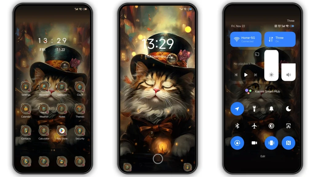 Gentleman Cat HyperOS Theme