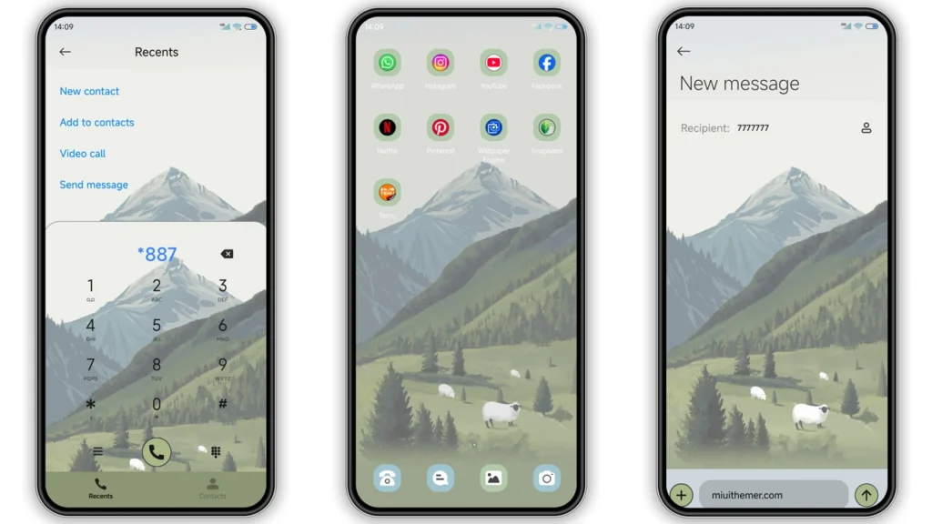 Green Mountain HyperOS Theme