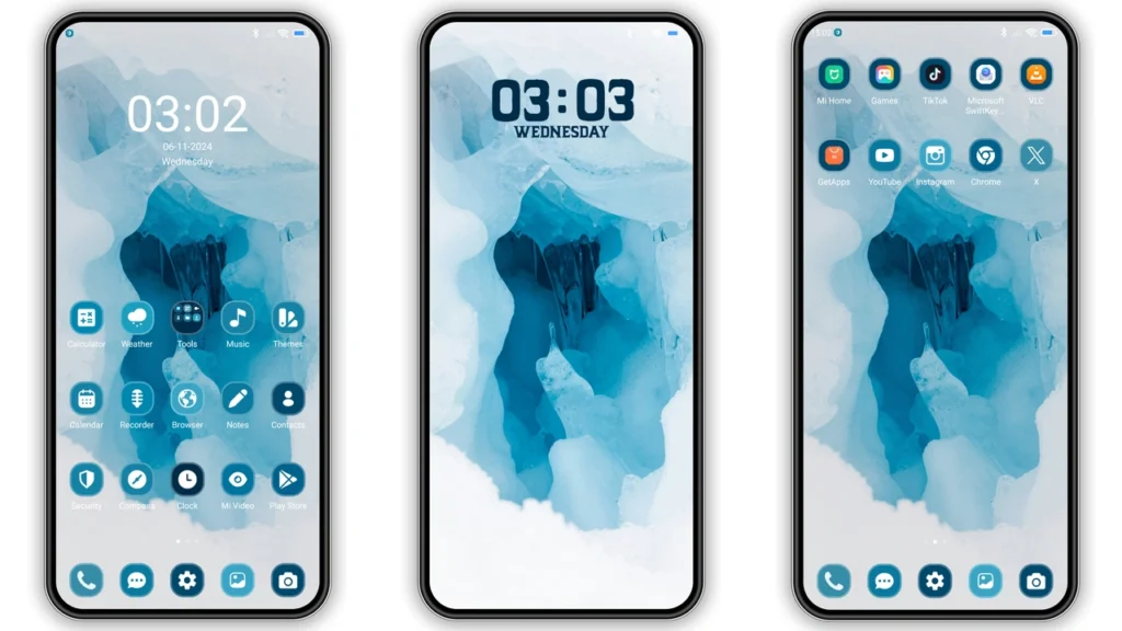 Ice Crystal HyperOS Theme