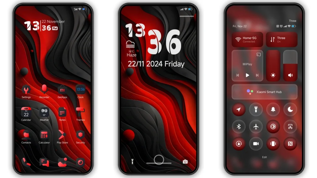 PlayRedV15 HyperOS Theme