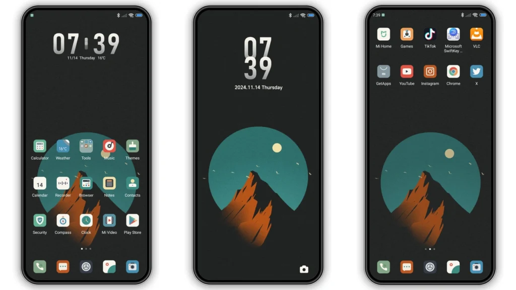 Retro Sunset HyperOS Theme