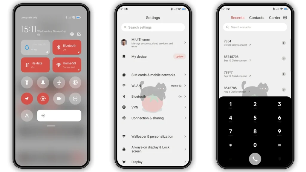 Tomato cat cat MIUI Theme