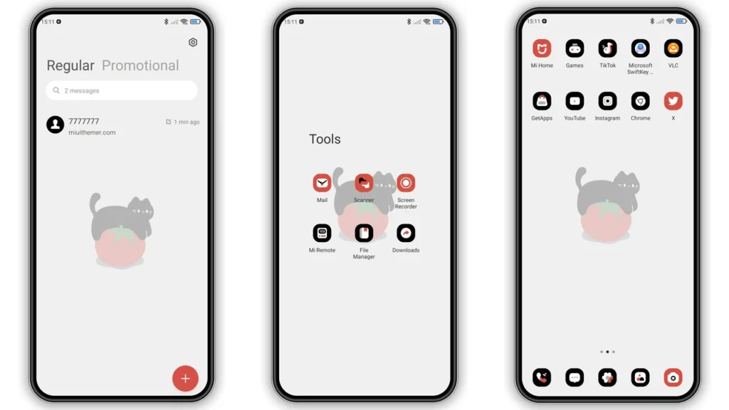 Tomato cat cat MIUI Theme