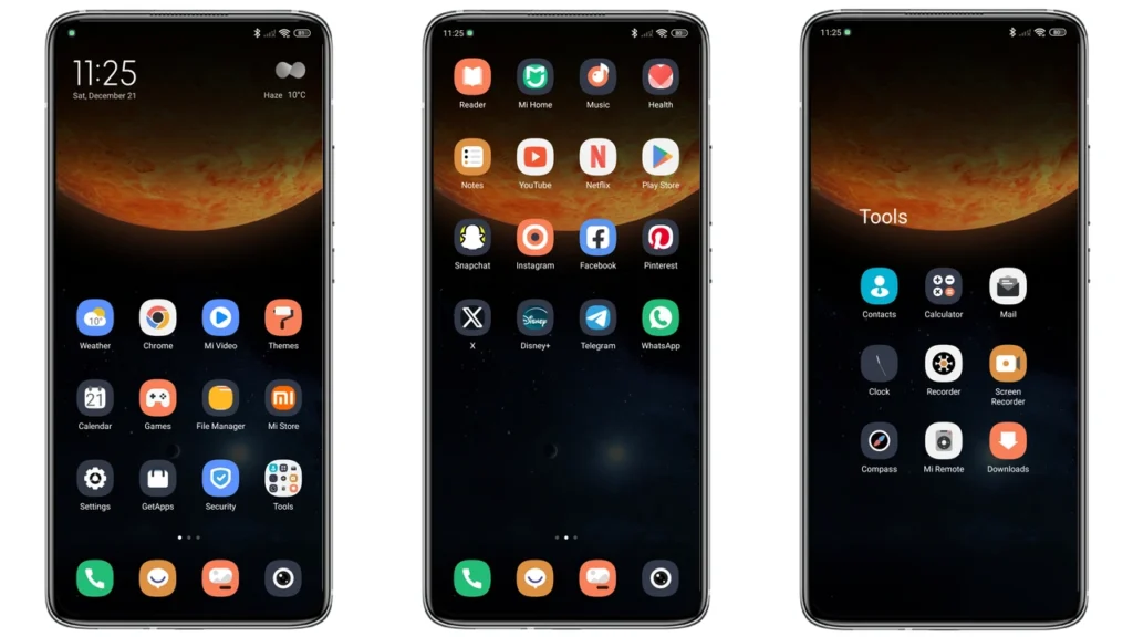 Deep Space MIUI Theme