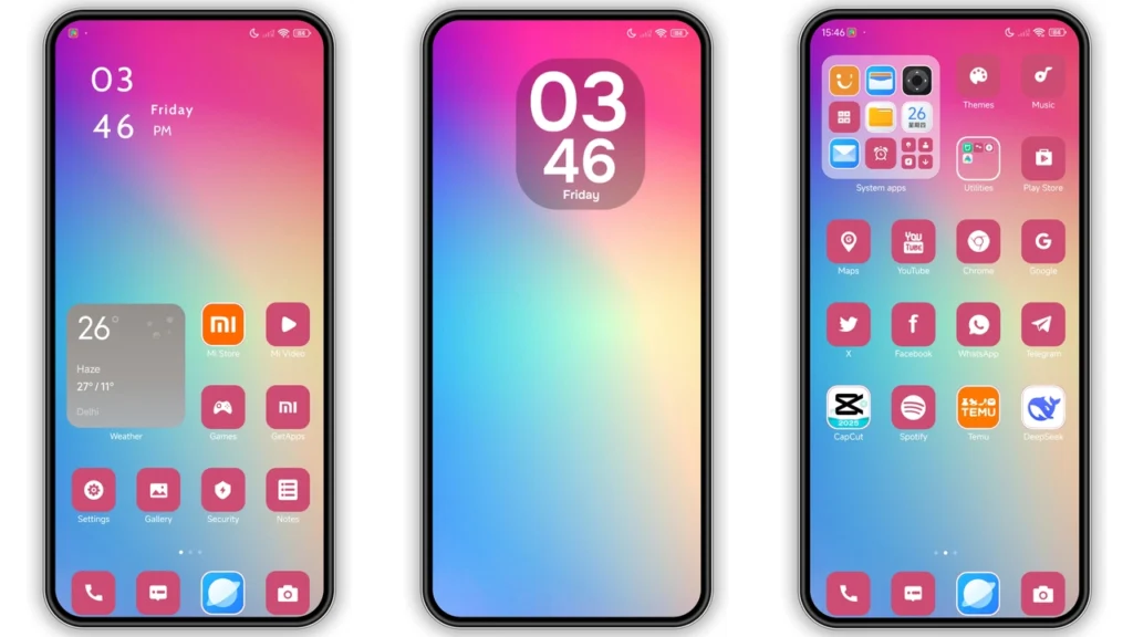 Gradient HyperOS Theme